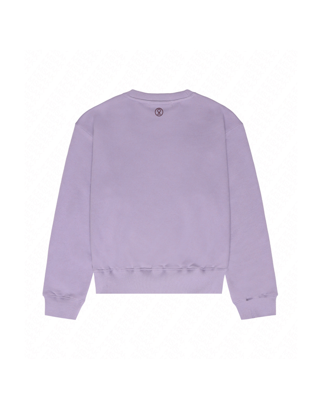마로골프 KIWI ROUND NECK SWEAT SHIRT -LAVENDER- 착용컷