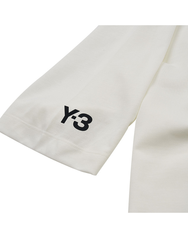 와이쓰리 [Y-3] 남성 스트라이프 저지 티셔츠 IV5625 OFF WHITE 착용컷