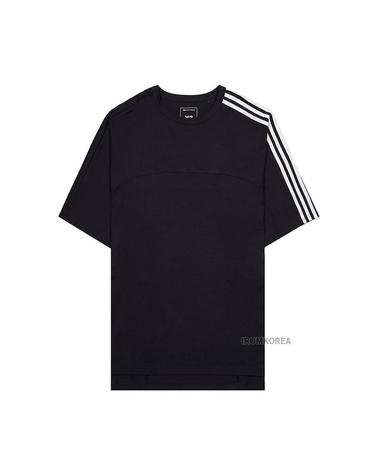[Y-3] SS25 남성 3 스트라이프 티셔츠 JN4986 BLACK