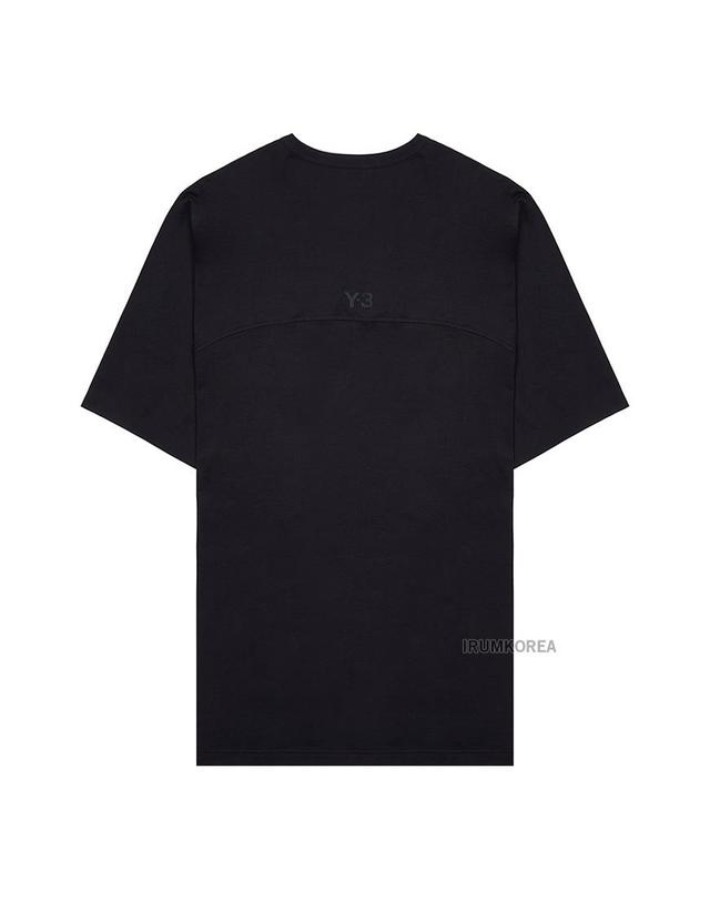 와이쓰리 [Y-3] SS25 남성 3 스트라이프 티셔츠 JN4986 BLACK 착용컷