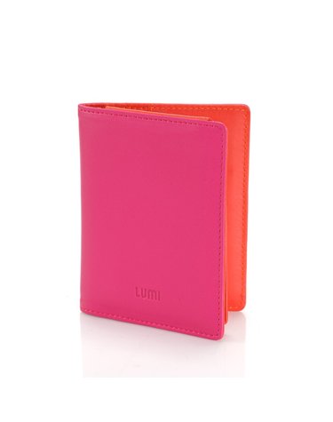 루미 여성 카드지갑 Paula Simple Card Wallet Pink Coral