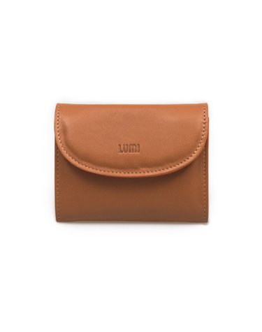 루미 지퍼카드지갑 ASA Card Wallet Beige/Orange