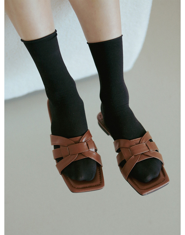 프리플라 clo8552 classic mules _ 4colors 착용컷
