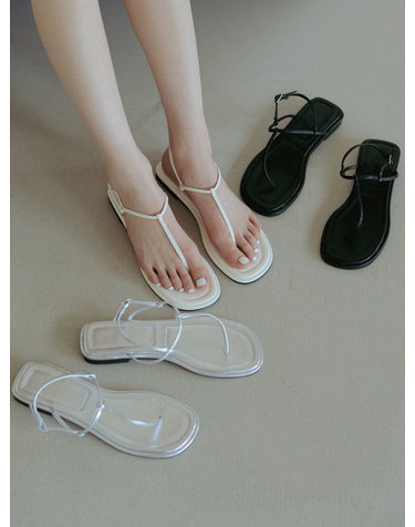 flo926-9 Simple strap flip-flop _ 3colors