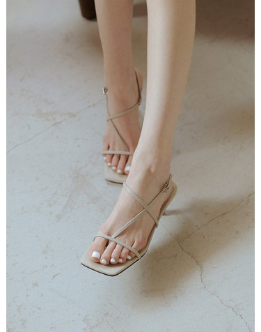flo936-9 Cross strap sandal _ 3colors
