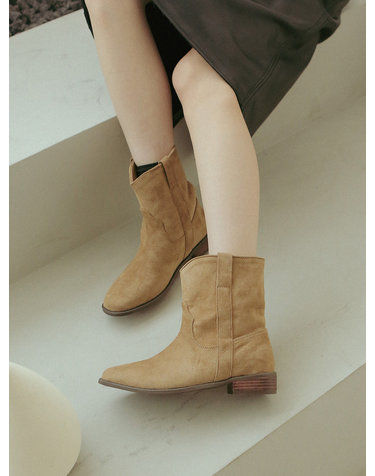 ljh085-7 western ankle boots _ 4colors