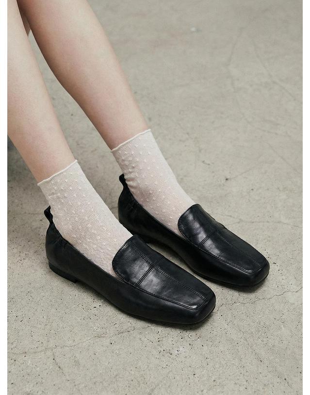 프리플라 ljh131-7 Comfy Square Flats - 2 Colors 착용컷