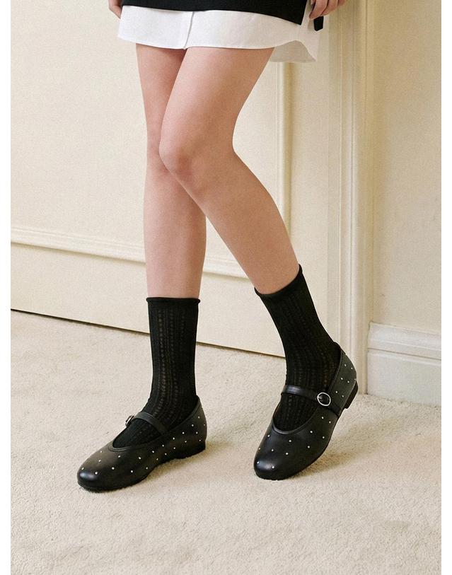 프리플라 ljh102-9 Dotty Classic Mary Jane Flats - 2 Colors 착용컷