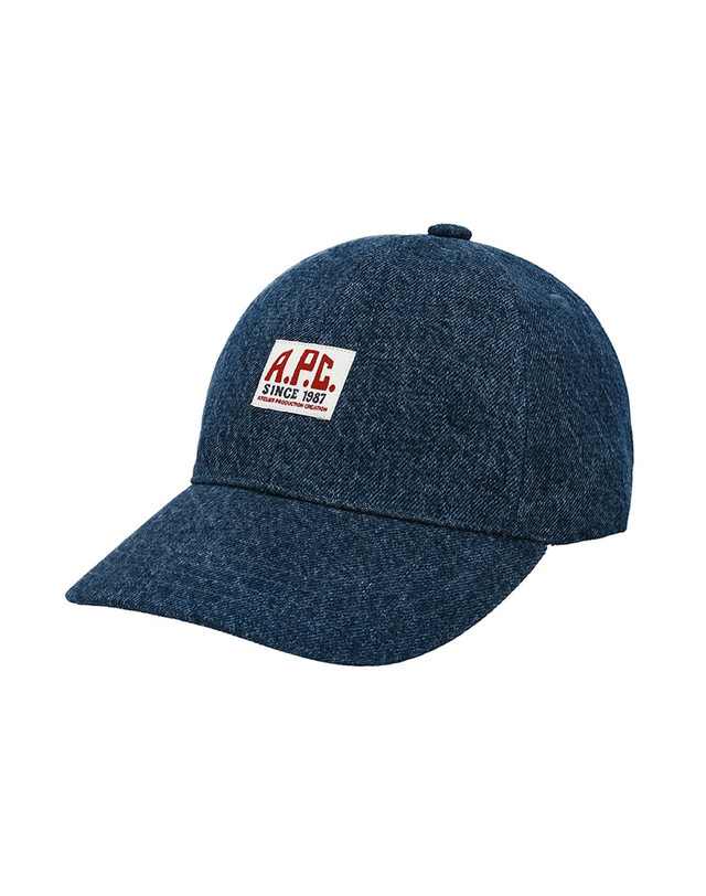 아페쎄 [명품] 라프리마 아페쎄 COHTD M24151 IAL WASHED INDIGO 공용 볼캡 착용컷
