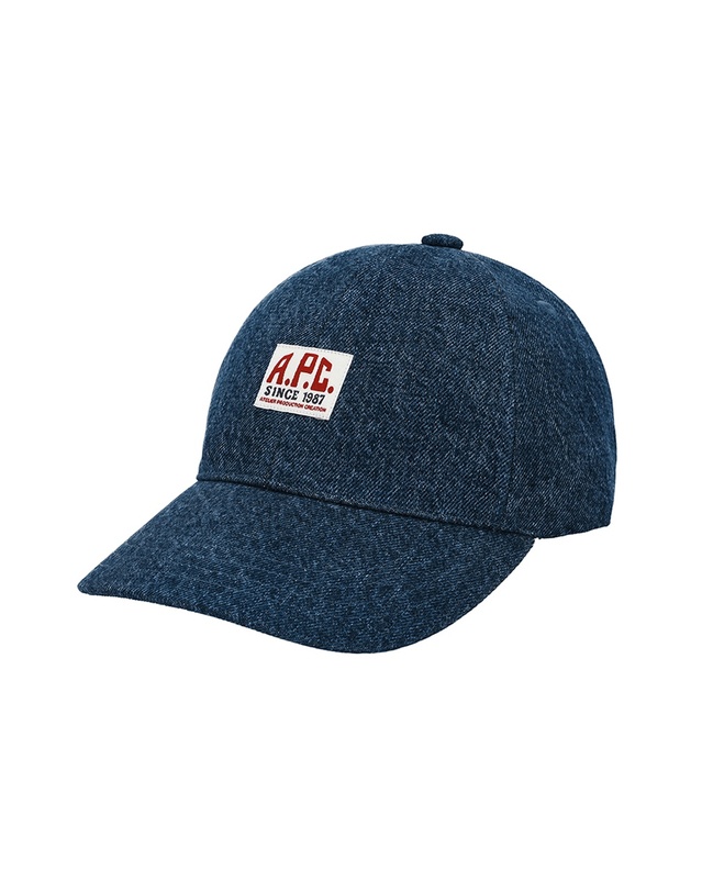 아페쎄 [명품] 라프리마 아페쎄 COHTD M24151 IAL WASHED INDIGO 공용 볼캡 착용컷