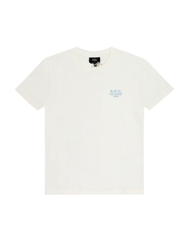 아페쎄 [명품] 라프리마 아페쎄 COHBU M26388 ALI BLANC/BLEU CIEL 공용 반팔티 착용컷