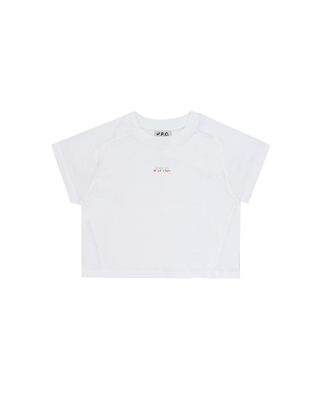 아페쎄 [명품] 라프리마 아페쎄 COEAV F26454 AAB WHITE 여성 반팔티 착용컷