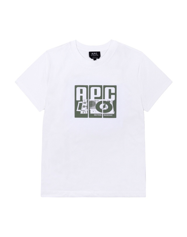 아페쎄 [명품] 라프리마 아페쎄 COBQX M26485 AAB WHITE 공용 반팔티 착용컷