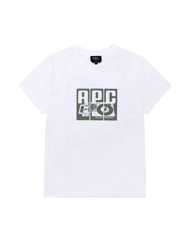 아페쎄 [명품] 라프리마 아페쎄 COBQX M26485 AAB WHITE 공용 반팔티 착용컷