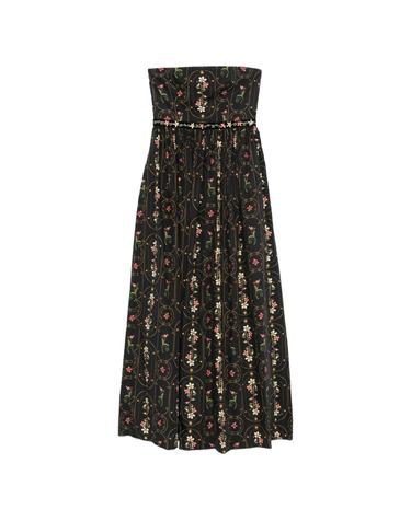 [해외직구] Agua By Agua Bendita Lienzo strapless floral print maxi dress 12139799970056 TP724667983
