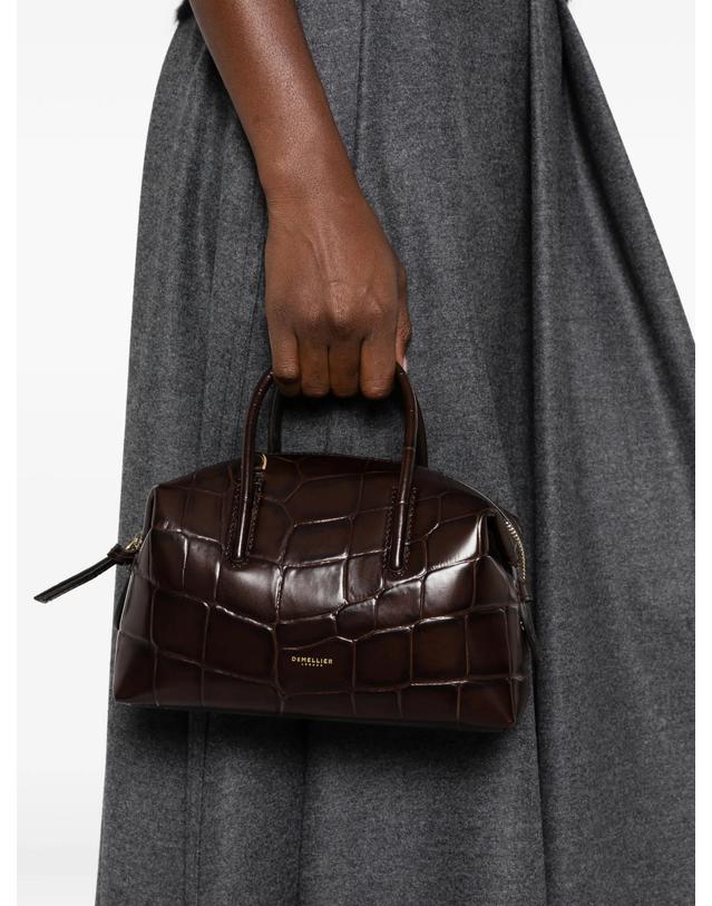 드멜리어 [해외직구] 드멜리어 Stockholm croc effect tote bag 12269051674888 TP725672939 착용컷