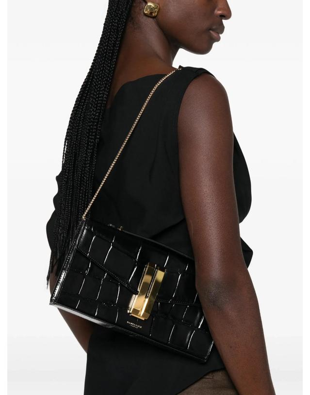 드멜리어 [해외직구] 드멜리어 Vancouver croc effect clutch bag 12269053968648 TP725679367 착용컷