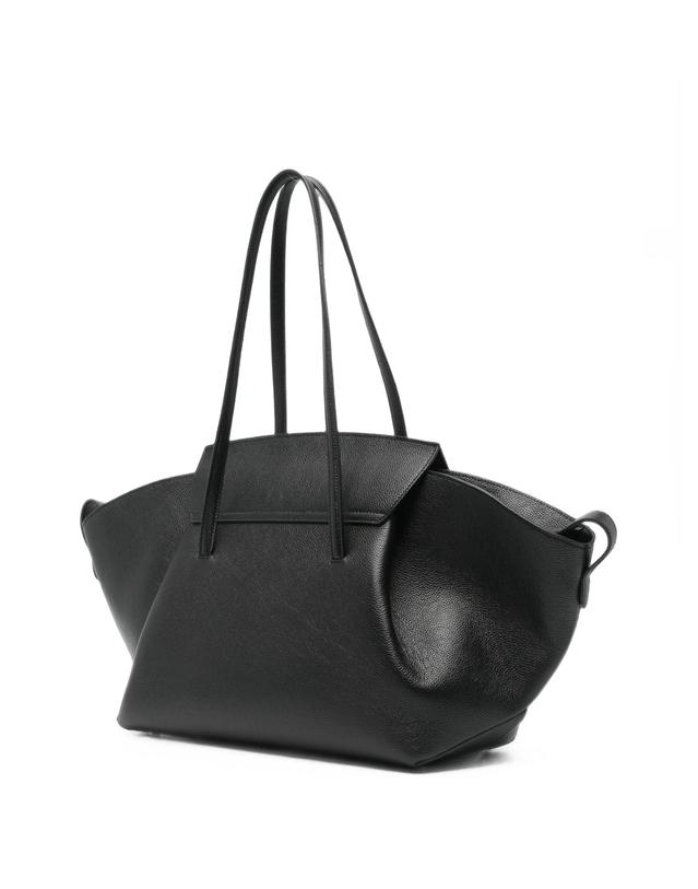 드멜리어 [해외직구] 드멜리어 The Brooklyn grained leather tote bag 12269053739272 TP725679959 착용컷