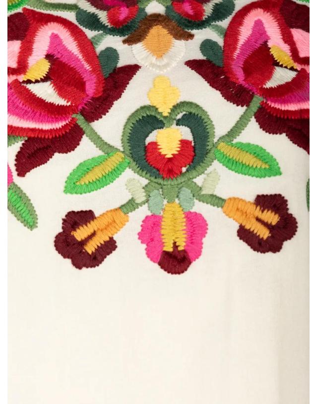 씨 [해외직구] 26 FW SEA Wilhelmina floral embroidered midi dress AW26059 TP459198586 착용컷