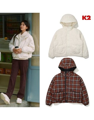 케이투 [갤러리아] K2 경량패딩 수지다운 여성 구스 실크스타 WAVE PLUS KWU24540