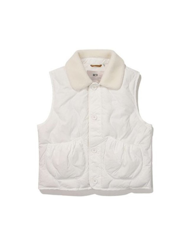 케이투 [갤러리아] K2 케이투여성 실크패딩조끼 실크스타(SILKSTAR)VESTW(ECO)KWU24642N 착용컷