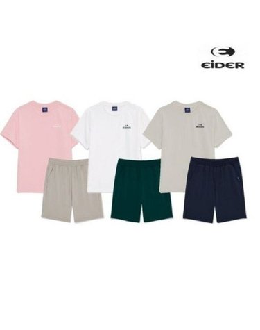 [갤러리아] 아이더 키즈 UNI 티+바지 세트 JUM25M92 P3