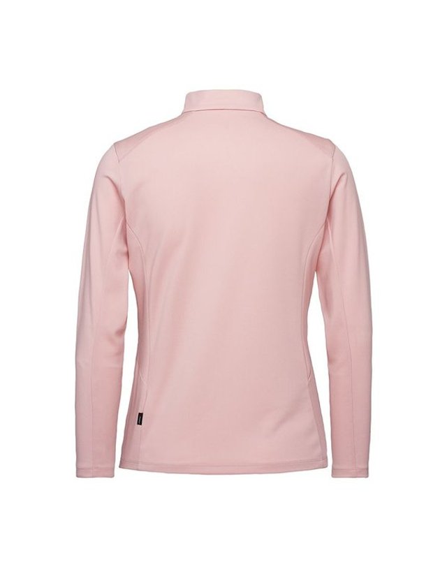 블랙야크 [갤러리아] 블랙야크 여성 폴라텍 파워드라이 집업 긴팔티#2 L/PINK 1BYZTFU501AP 착용컷