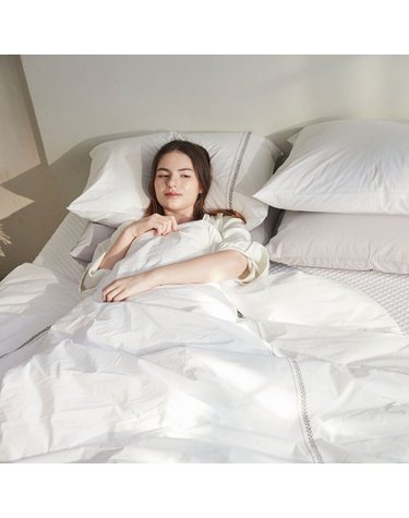 [갤러리아] 라플 고밀도순면 호텔 베개커버 (2컬러)