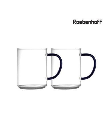 [갤러리아] [ROEBENHOFF] 내열유리 머그컵 2P(4 Color)