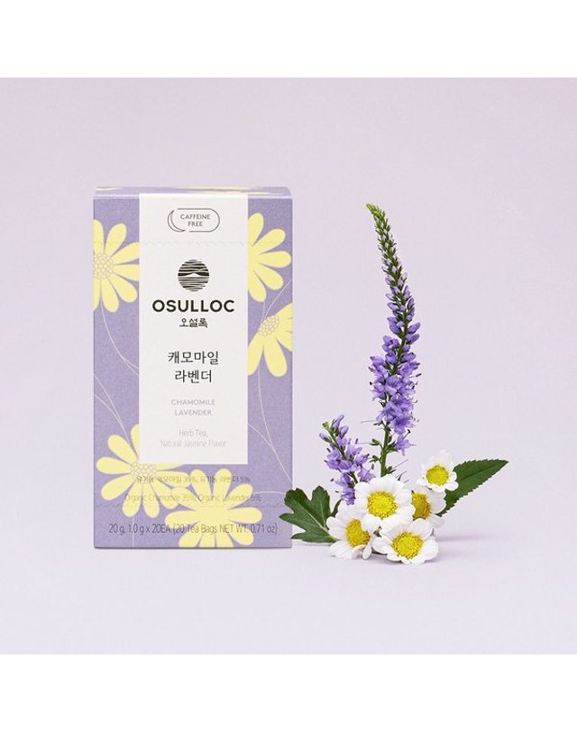 오설록 [갤러리아] [오설록][정상가11000원] 캐모마일 라벤더 20입 착용컷