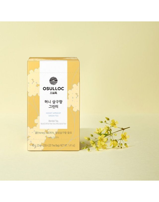 오설록 [갤러리아] [오설록][정상가11000원] 허니 살구향 그린티 20입 착용컷