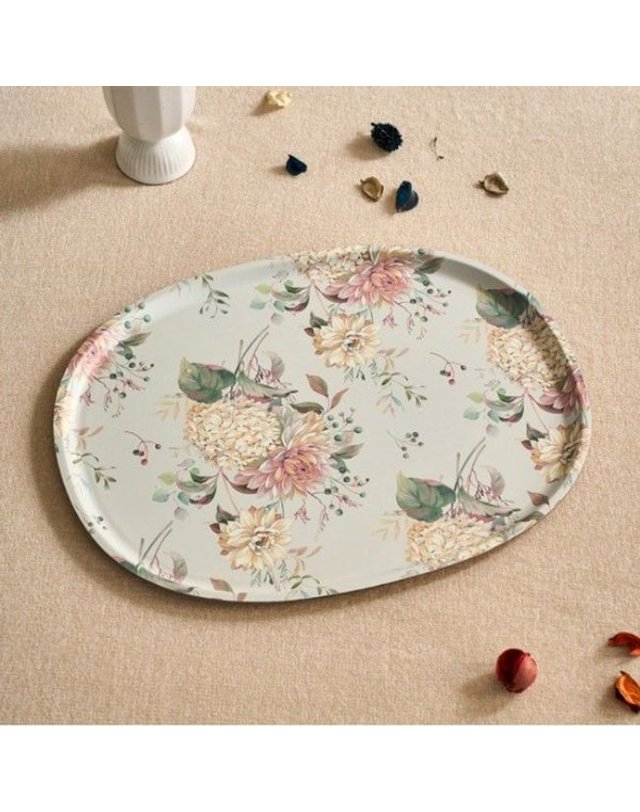 로라애슐리 [갤러리아] 발렌티나 논슬립 에그 펄프쟁반 블루(L)43X34(R51F1VTL03) 착용컷