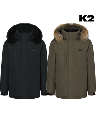 [갤러리아] K2 남성 겨울 헤비다운 야상패딩 퍼 다운점퍼 임페리움 KMW25593