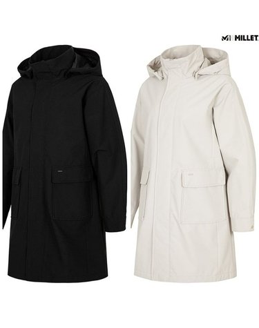 [갤러리아] [MILLET] 여성FW 심플한 후드 탈착 긴기장 세느 방풍 자켓 (MLUFJ602)