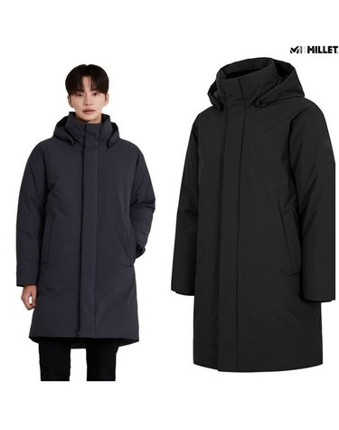 [갤러리아] [MILLET] 남성FW 베이직하고 따뜻한 네쥬 롱기장 구스다운 (MLUWD256)