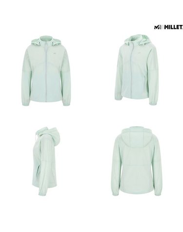 [갤러리아] [MILLET] 경량 우븐 스트레치 가볍게 타공으로 시원한 여성방풍자켓(MXSUJ512)
