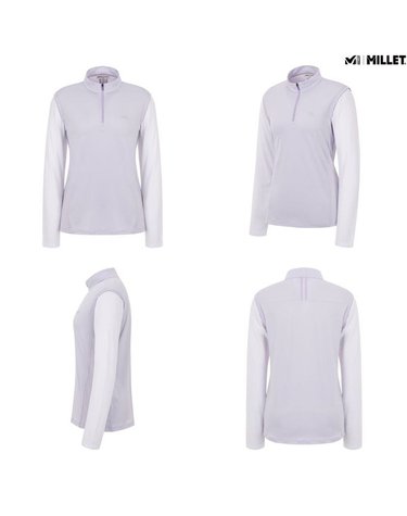 [갤러리아] [MILLET] UV차단 냉감소매 적용 여성 에크랑 집업긴팔티 (MXSST502)