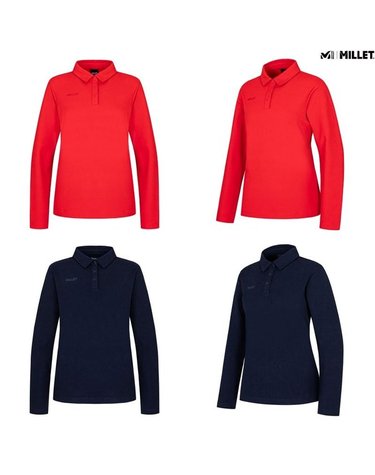 [갤러리아] [MILLET] 여성FW 플리스보다 가벼운 기모 따뜻 보네 카라티셔츠(MLVFT621)
