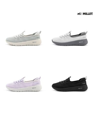 [갤러리아] [MILLET] 발 편한 메모리폼 폼보강 뒷축으로 밀착감 버블리KNIT(MTUSB530)