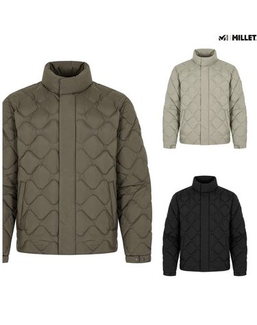 [갤러리아] [MILLET] 부드럽고 가벼운 소재 리비에 물결 퀼팅 다운 자켓 (MVUSD410)