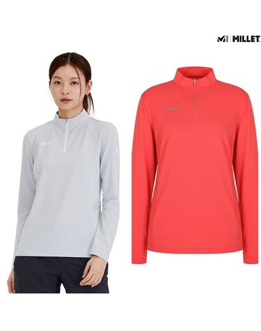 [갤러리아] [MILLET] 착용감 좋은 전체 메쉬 조직 여성SS 써밋S1 티셔츠 (MXUST520)
