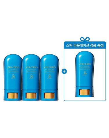 [갤러리아] [시세이도][특별] UV 스틱 파운데이션 3+1 세트