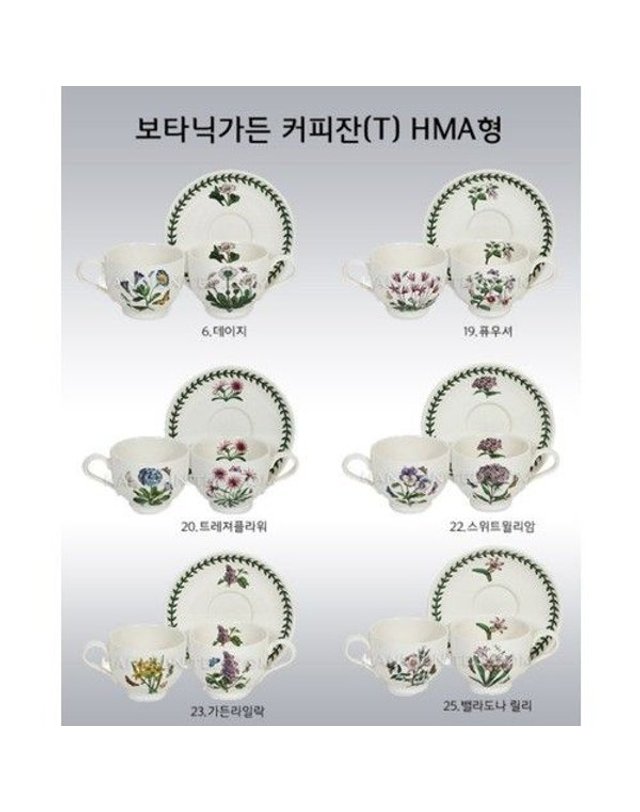 포트메리온 [갤러리아] [포트메리온]HM커피잔(T) 6인조(A,B)(BG) 착용컷