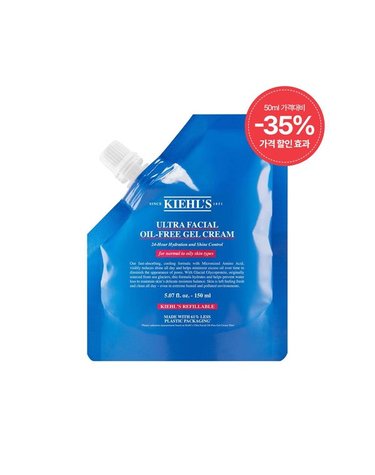[갤러리아] 울트라 훼이셜 오일-프리 젤 크림 리필 파우치 150ml
