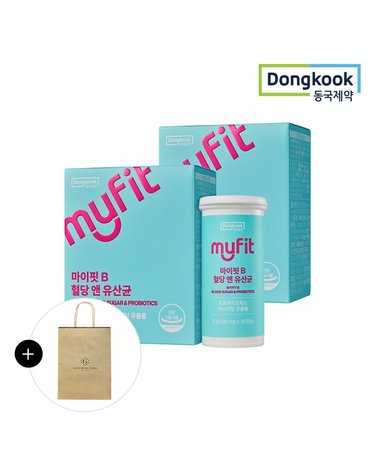 [갤러리아] [쇼핑백증정][동국제약]마이핏 B 혈당 앤 유산균 (30캡슐) 2박스