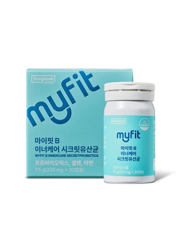 [갤러리아] [쇼핑백증정][동국제약]마이핏 이너케어 시크릿유산균 (30캡슐) 1박스 / 질유래특허