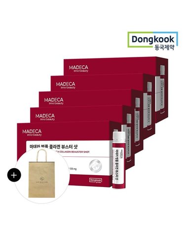 [갤러리아] [쇼핑백증정][동국제약]마데카 병풀 콜라겐 뷰스터 샷(리뉴얼) 14병 5박스