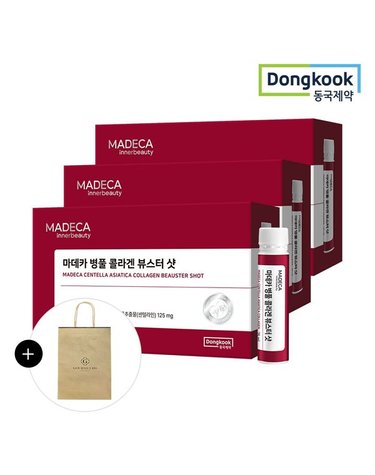 [갤러리아] [쇼핑백증정][동국제약]마데카 병풀 콜라겐 뷰스터 샷(리뉴얼) 14병 3박스