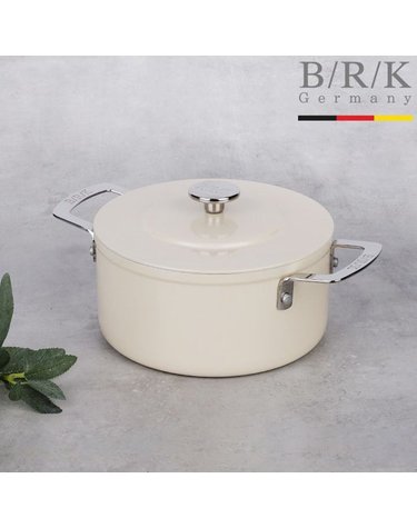 [갤러리아] [BRK] 에볼루션 풀 인덕션 양수냄비 20cm (밀크)