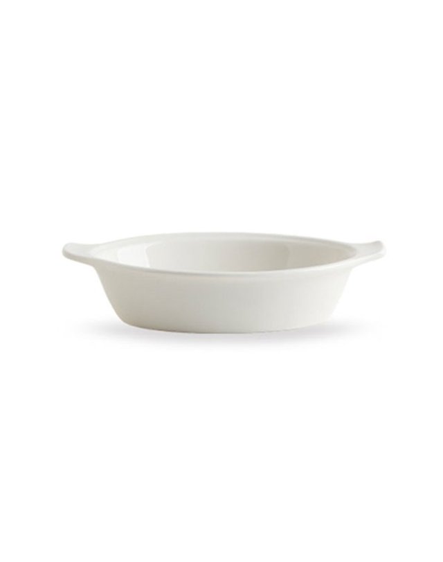 시라쿠스 [갤러리아] 시라쿠스 뉴욕 화이트 손잡이 타원볼 25cm 파스타볼 착용컷